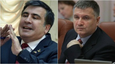 Михаил Саакашвили и Арсен Аваков Аваков и Саакашвили