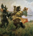 М.И. Авилов "Поединок Пересвета с Челубеем на Куликовом поле" "Челубей" и "Пересвет"